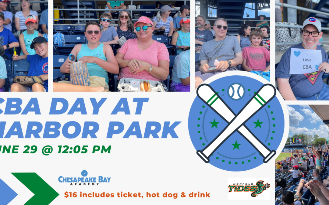 Reserve Your Seats Today! CBA Day @ Harbor Park